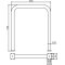 Anti-nudge hoop |  76 x 2,6 mm | without cross bar | to be fixed by plugs | total width: 1000 mm | total height: 1150 mm | hot-dip galvanized